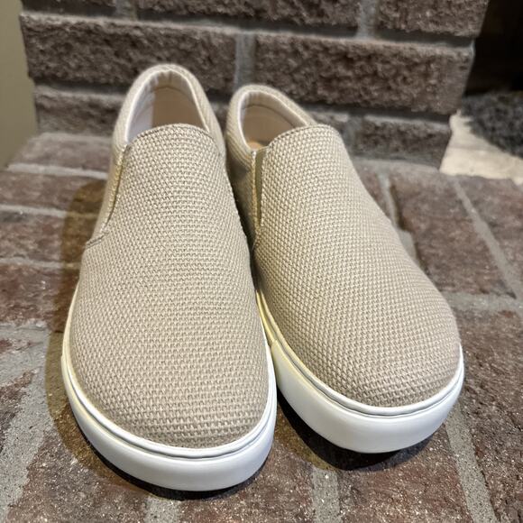 Birkenstock Oswego Casual Shoe Loafer Sandcastle Canvas Womens EU 39 US 8 - Picture 1 of 16